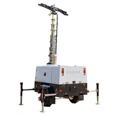 Αγορά Construction Light Towers Luminous Flux 300000 LM LED Diesel Light Tower Trailer Mounted Light Towers online manufacture