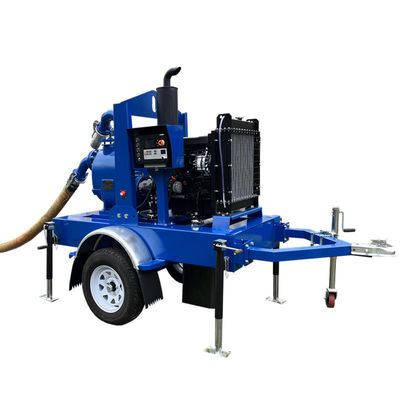 Αγορά Two-Wheel Self Priming Dewatering Pump Max Head 43m Agricultural Diesel Water Pumps for Irrigation online manufacture