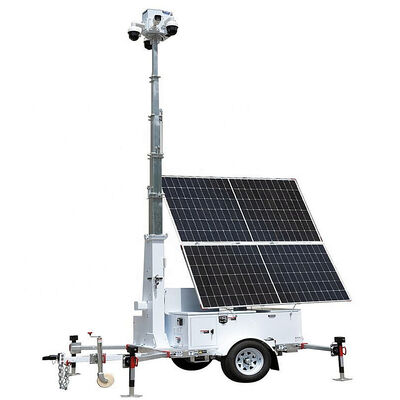 Αγορά Solar LED Light Tower Rotating Surveillance Camera Emergency Response Zones Portable Solar Light Tower online manufacture