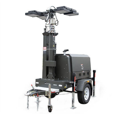 Αγορά Diesel Powered Light Tower Relief Emergency Light Tower 45L Large Fuel Tank Portable Diesel Light Tower online manufacture