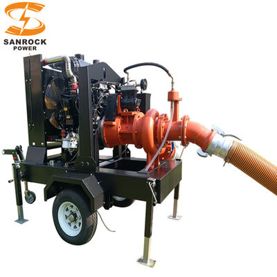 50HP στεγνή αντλία προετοιμασίας κινητήρα ντίζελ αυτοπροετοιμασία φυγοκεντρική αντλία νερού 44KW