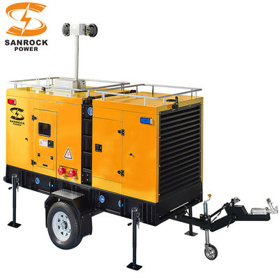 1500r/Min Κινητή αντλία αποχέτευσης Ηλεκτρική 80KW φορητή αντλία νερού ντίζελ που τοποθετείται σε ρυμουλκούμενο