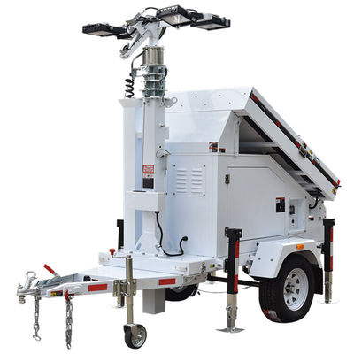 19.2 Ώρες Διάρκεια Λειτουργίας Φωτιστικού Πύργου Μονού Άξονα, Φιλικού προς το Περιβάλλον, με Ηλιακή Ενέργεια για Υπαίθριες Εκδηλώσεις και Επιτήρηση