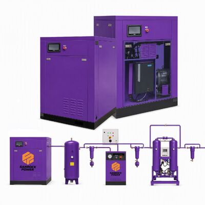 Industrial Air Compressor Intelligent Control PM VSD Air Compressor Low Noise Screw Air Compressor Machine