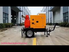 Αντλία νερού Δυνατή αυτοεξάπλωση Αποστράγγιση Ανεμοδότηση αντλία ρυμουλκούμενο κινητήρας ντίζελ Βόρεια Ευρώπη