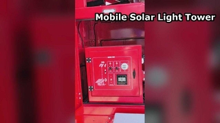 Κινητό Πύργος Παρακολούθησης CCTV Χώροι στάθμευσης Τηλεσκοπικός Πύργος Φωτός Ασφαλείας Ηλιακός Φωτισμός Ανύψωσης